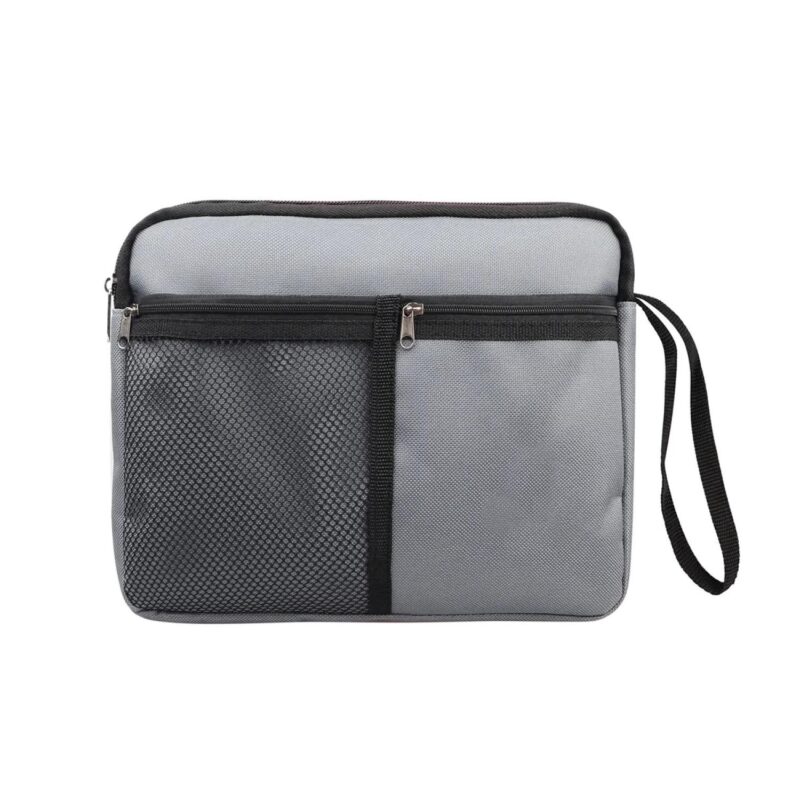 Custom Polyester Waterproof Travel Cosmetic Toiletry Bag W/ Handle - 9