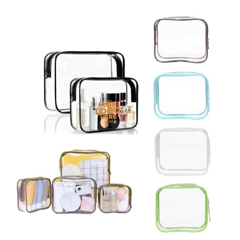 Custom Portable Clear Makeup Toiletry Bag