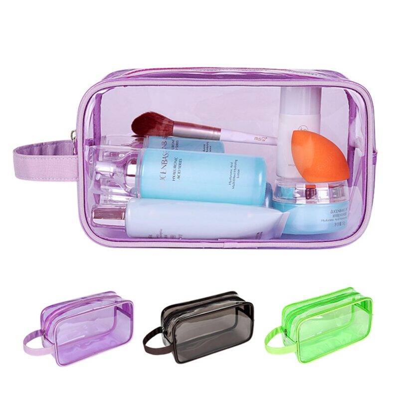Custom Portable Clear Travel Toiletry Bag - 1