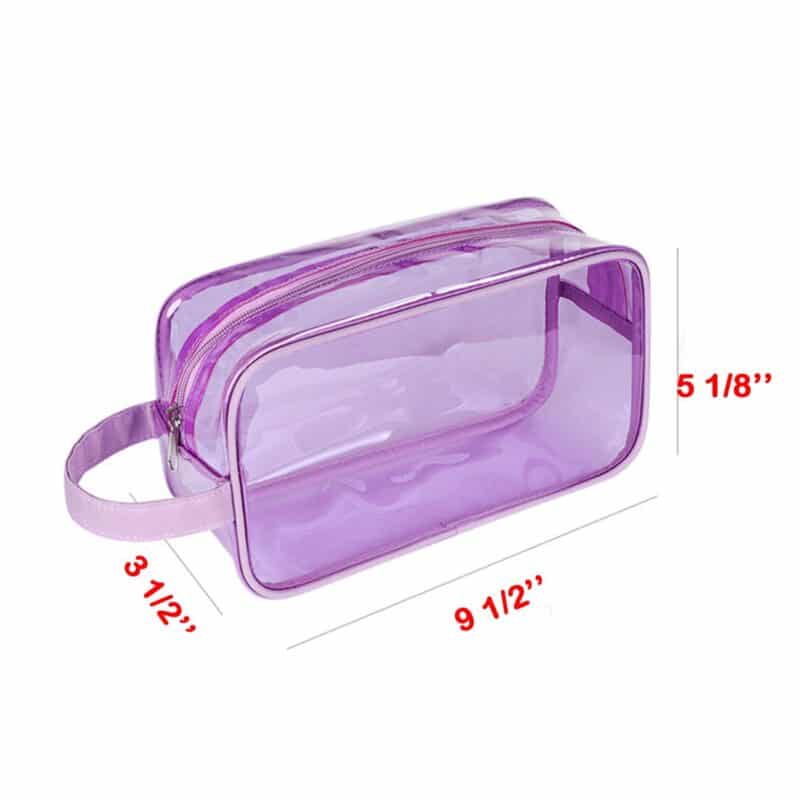 Custom Portable Clear Travel Toiletry Bag