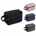 Custom Portable Double-Layer Hanging Toiletry Bag With Customizable Logo - 1