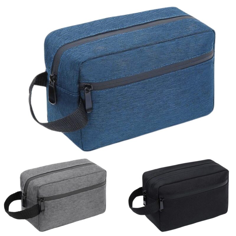 Custom Portable Double-Layer Toiletry Bag - 1
