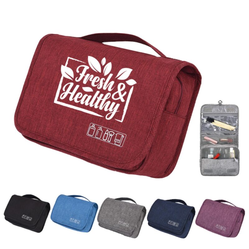 Portable-Handheld-Travel-Toiletry-Bag-PW358 Custom Portable Handheld Travel Toiletry Bag