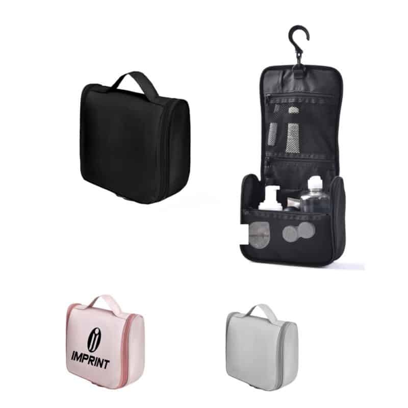 Custom Portable Hanging Cosmetic Toiletry Bag for Travel