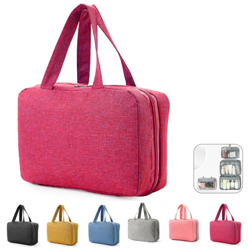 Custom Portable Hanging Toiletry Bag - 1