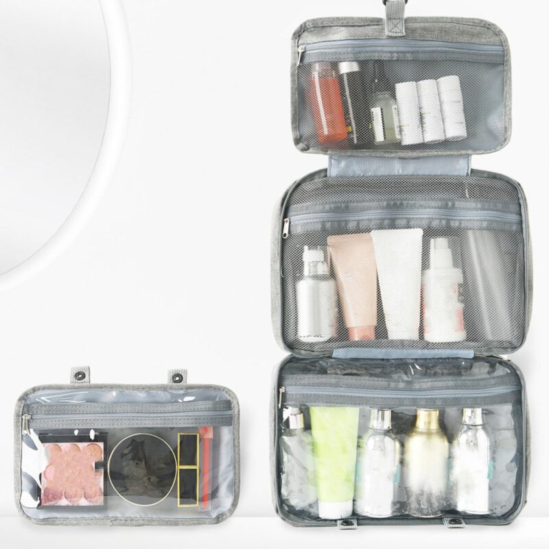 Custom Portable Hanging Toiletry Bag - 9