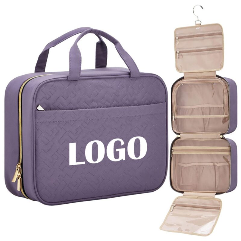 Custom Portable Hanging Travel Toiletry Bag - 6