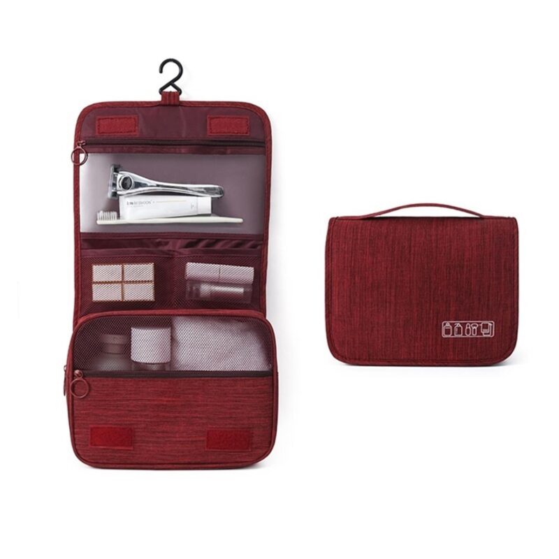 Custom Portable Large Capacity Hanging Toiletry Bag - 4