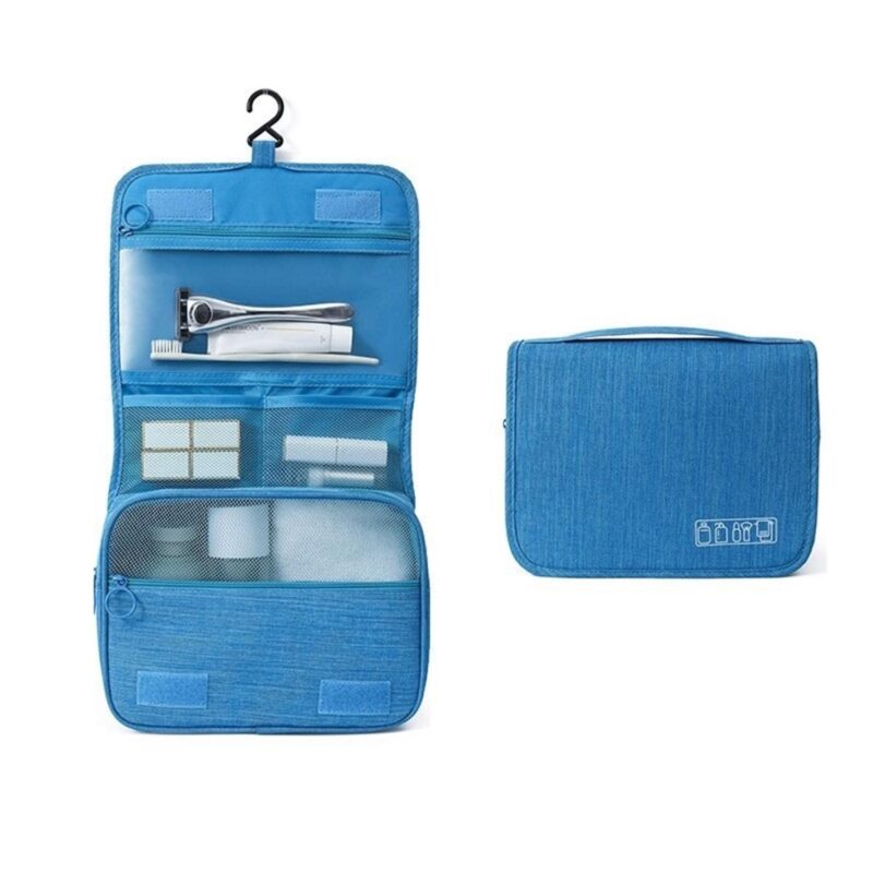 Custom Portable Large Capacity Hanging Toiletry Bag - 5