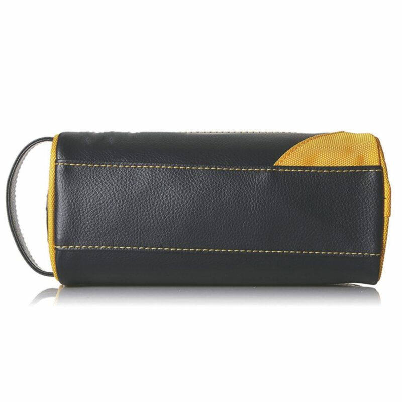 Custom Portable Leather Travel Toiletry Bag - 4