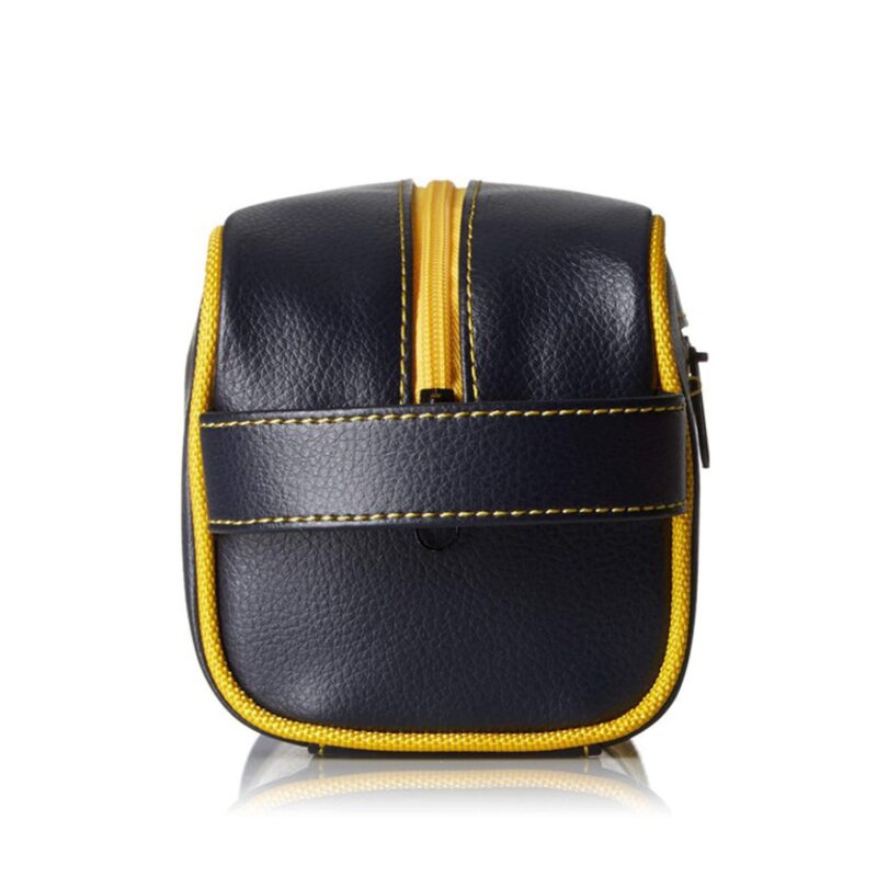 Custom Portable Leather Travel Toiletry Bag - 5