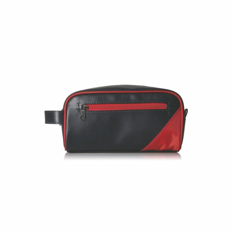 Custom Portable Leather Travel Toiletry Bag - 8