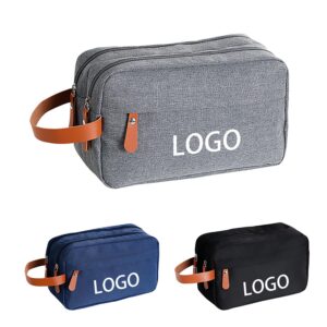 Custom Portable Oxford Cloth Toiletry Bag for Men