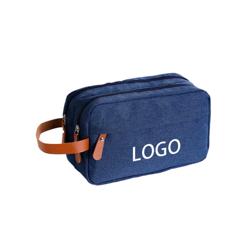 Custom Portable Oxford Cloth Toiletry Bag for Men - 4