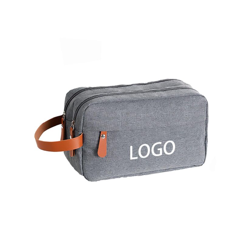 Custom Portable Oxford Cloth Toiletry Bag for Men - 6