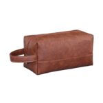 Custom Portable PU Leather Toiletry Bag - 2