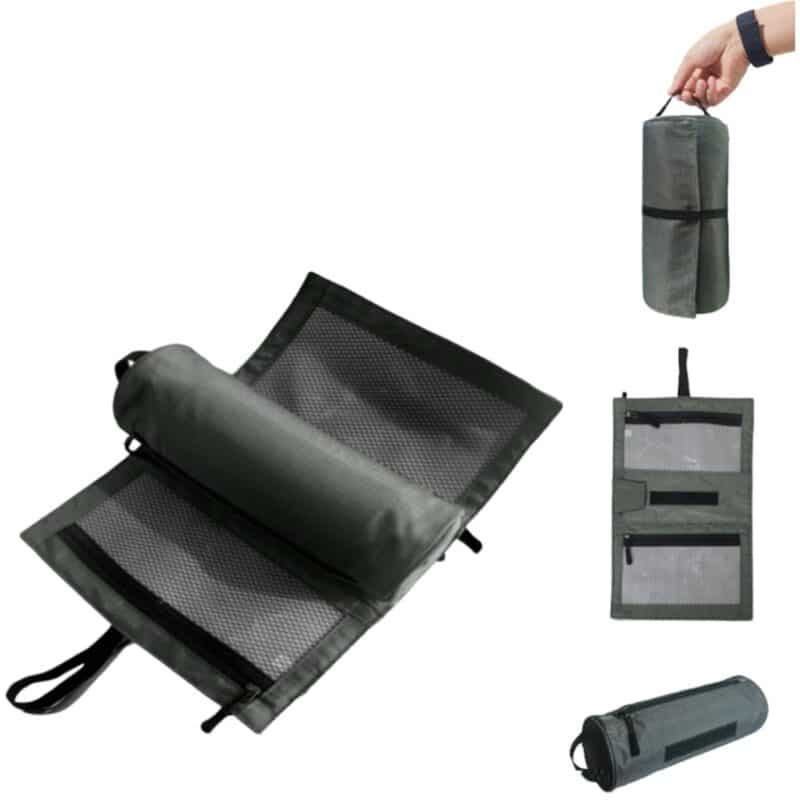 Custom Portable Roll-Up Travel Toiletry Bag - 3