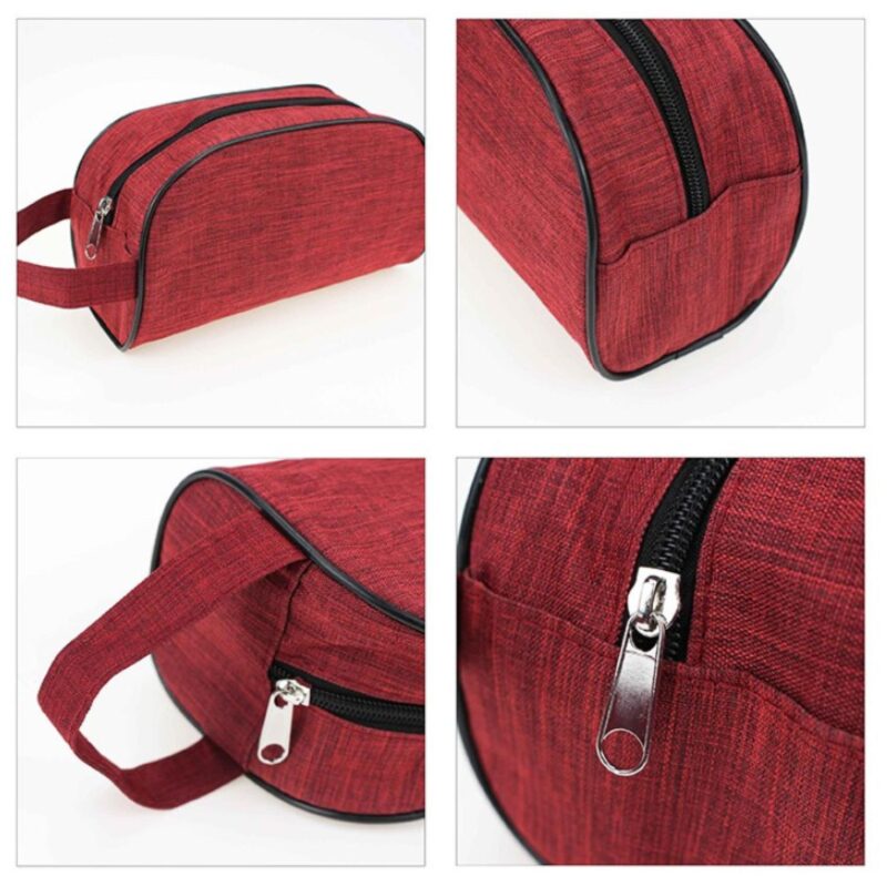 Custom Portable Toiletry Bag w/ Handle - 2