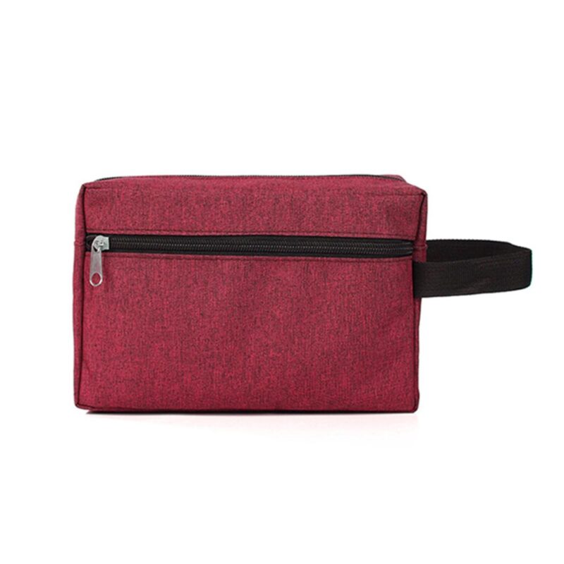 Custom Portable Toiletry Bag with Zip - 7