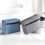 Custom Portable Toiletry Bag with Zip - 9
