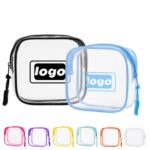 Custom Portable Transparent Toiletry Bag Waterproof PVC