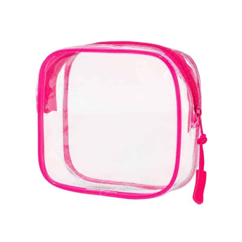 Custom Portable Transparent Toiletry Bag Waterproof PVC - 8