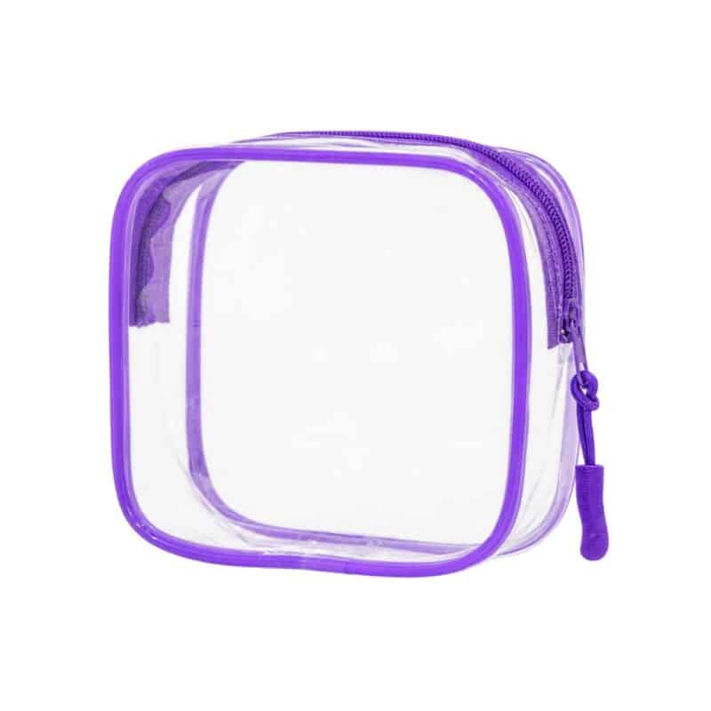 Custom Portable Transparent Toiletry Bag Waterproof PVC - 9