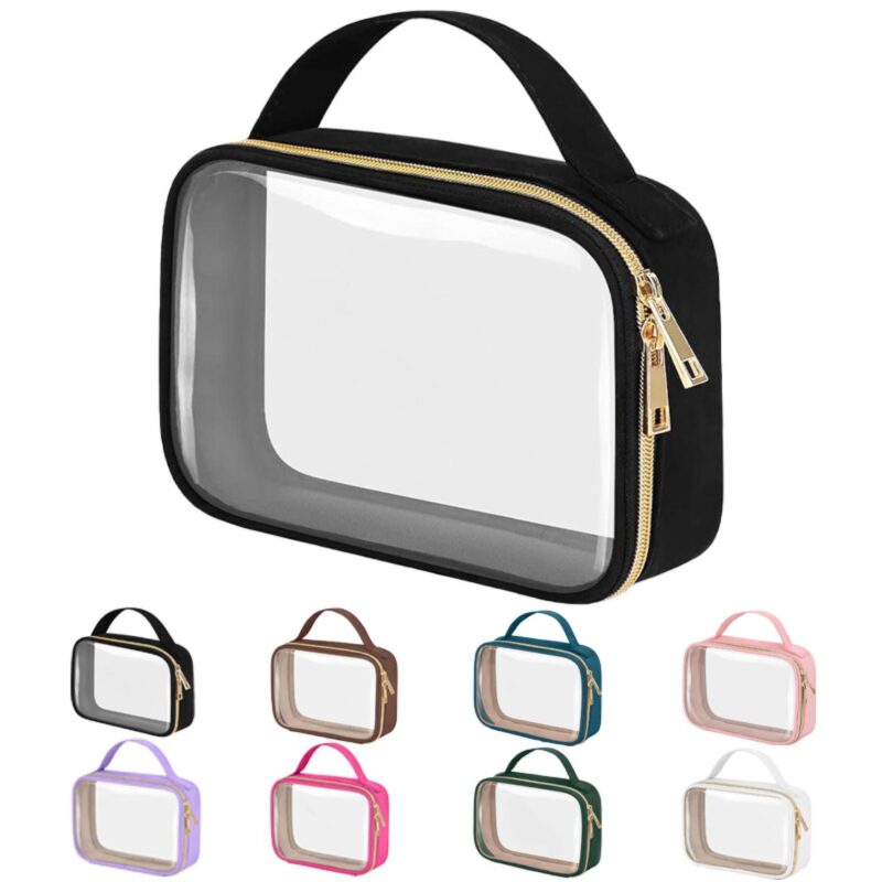 Custom Portable Transparent Travel Toiletry Bag - 1