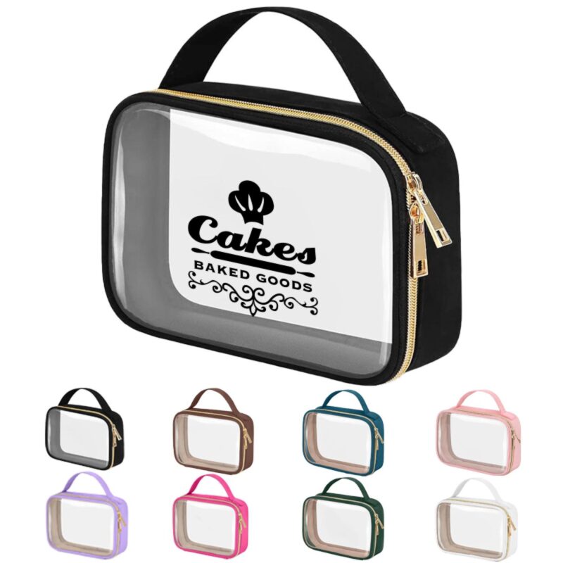 Custom Portable Transparent Travel Toiletry Bag