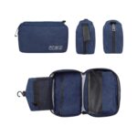Custom Portable Travel Cosmetic Toiletry Bag W/ Hanging Hook - 1