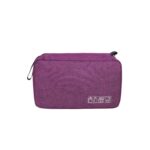 Custom Portable Travel Cosmetic Toiletry Bag W/ Hanging Hook - 6