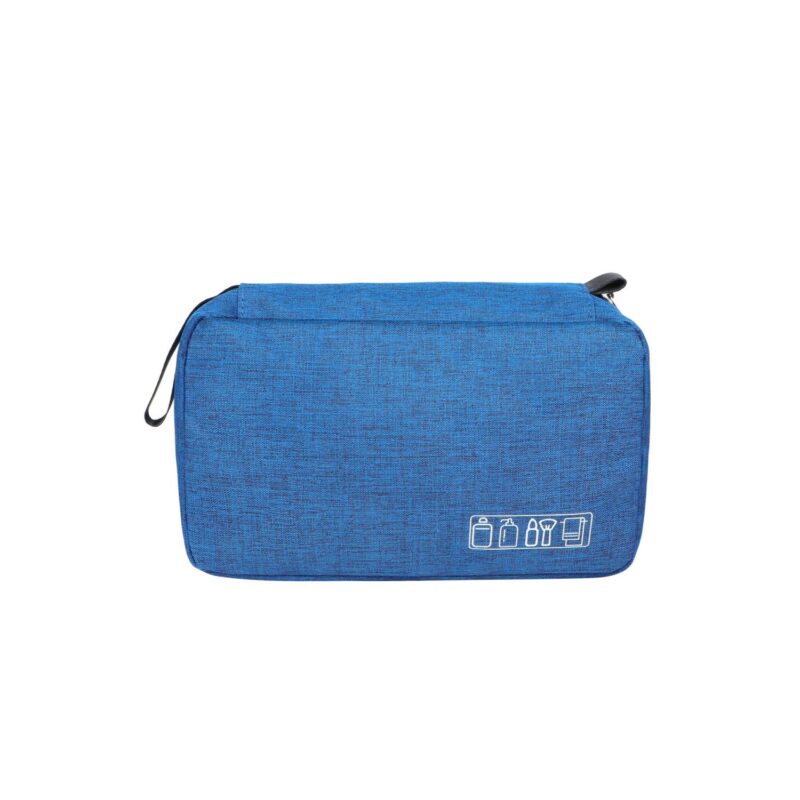 Custom Portable Travel Cosmetic Toiletry Bag W/ Hanging Hook - 9
