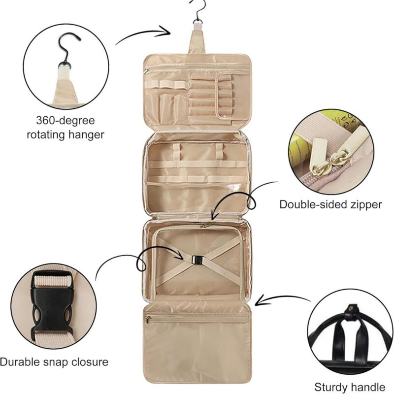 Custom Portable Travel Toiletry Bag - 4