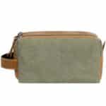 Custom Portable Waterproof Canvas Toiletry Bag with Expansion - 7