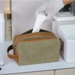 Custom Portable Waterproof Canvas Toiletry Bag with Expansion - 9