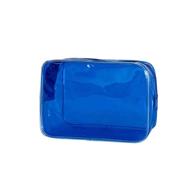 Custom Portable Waterproof Transparent Solid-Colour PVC Multi-Functional Toiletry Bag - 9
