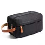 Custom Premium Portable Travel Heathered Toiletry Bag with Multiple Pockets - 1
