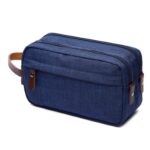 Custom Premium Waterproof Cationic Dual-Zipper Dopp Kit Toiletry Travel Bag - 4