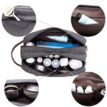 Custom Premium Waterproof Cationic Dual-Zipper Dopp Kit Toiletry Travel Bag - 6