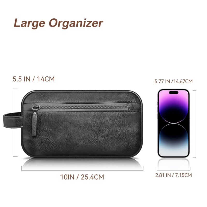 Custom Pu Leather Travel Toiletry Bag - 1