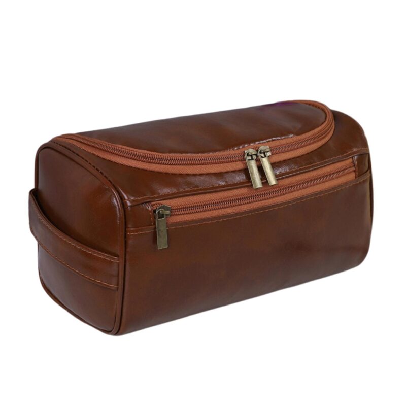 Custom Pu Water-Resistant Men'S Toiletry & Dopp Kit - 3