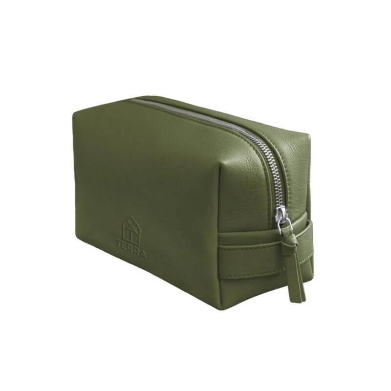 Custom Real Leather Dopp Kit - 1