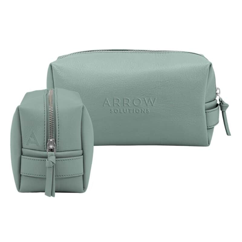 Custom Real Leather Dopp Kit - 4