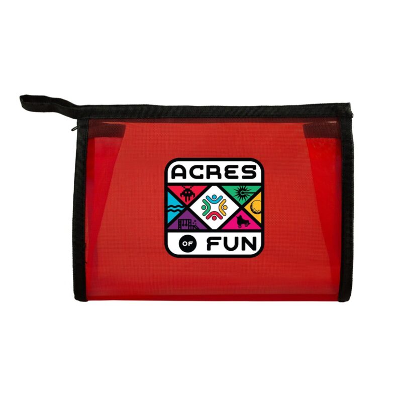 Custom Recycled Mesh Toiletry Bag - 2