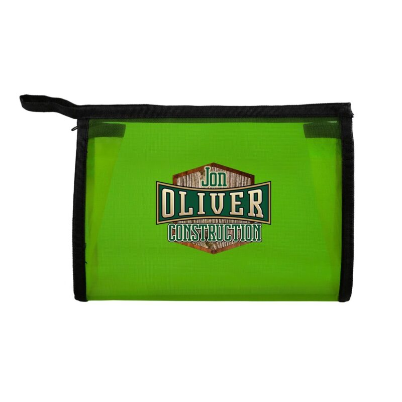 Custom Recycled Mesh Toiletry Bag - 8