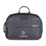 Custom Renew Recycled rPET Toiletry Bag - AWARE - Black