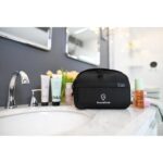 Custom Renew Recycled rPET Toiletry Bag - AWARE - Black - 8