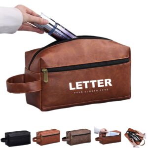 Custom Retro PU Toiletry Bag