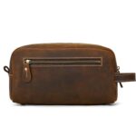 Custom Retro Pu Leather Toiletry Bag - 5
