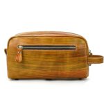 Custom Retro Pu Leather Toiletry Bag - 8